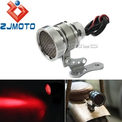 Cafe Racer Retro Aluminum Rear Light Brake Tail Light Lamp For Harley Honda Bobber Chopper LED Rear Fender Tail Light