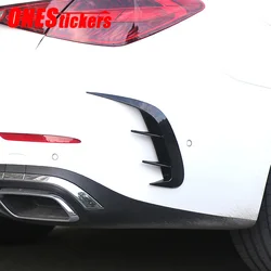 For Mercedes Benz C Class W206 C200 C220 C260 C300 2022+ ABS Car Body Rear Bumper Fender Splitter Spoiler Air Outlet Cover Trim
