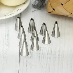 Small Size Open Star Piping Nozzle Set Pastry Icing Tips For Cake Cupcake Decorating DIY Baby Food Snack Meringue