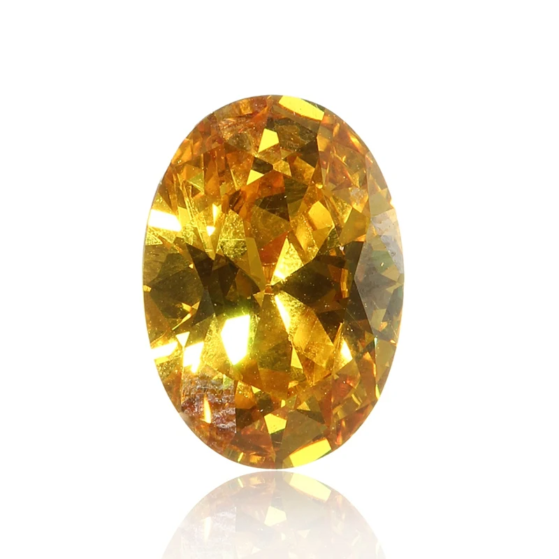 10x14mm  New Chic Unheated Gem Yellow Sapphire Oval Shape AAA Natural Loose Gemstone Diamond DIY Jewelry Decorative Crafts