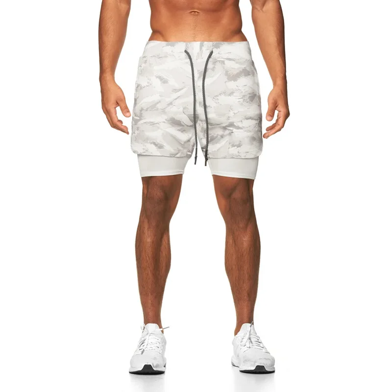 Double Layer Sports shorts Running Training