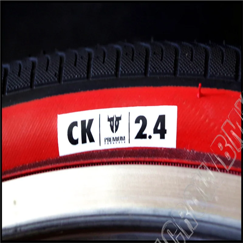 Retro Red Edge BMX Tire, 20*2.4 Thick Tire, Premium CK BMX Tire, Special Price