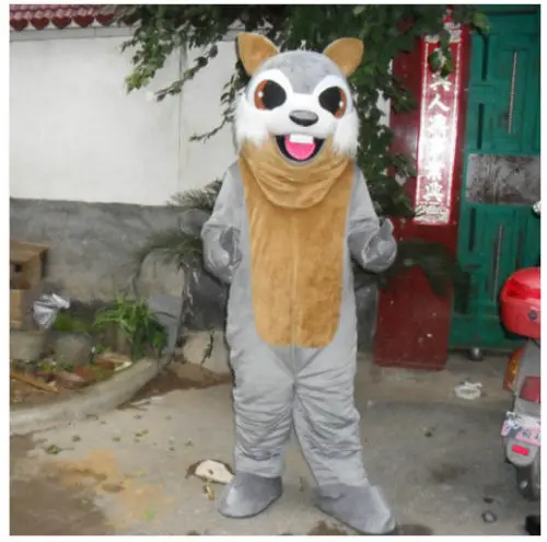 Costume de mascotte de loup en peluche, nouvelle Version, déguisement de fête d'anniversaire pour adulte, tenue d'halloween Cosplay, vêtements de noël