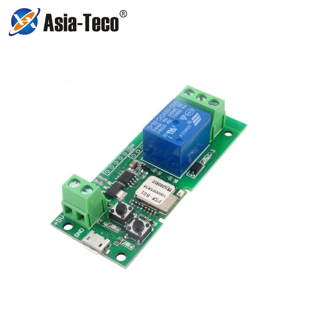 

Smart Wifi Switch Relay Module TimerDC5V Wireless Remote Control Inching/Self-Locking Alexa Google home Module for IOS/Android