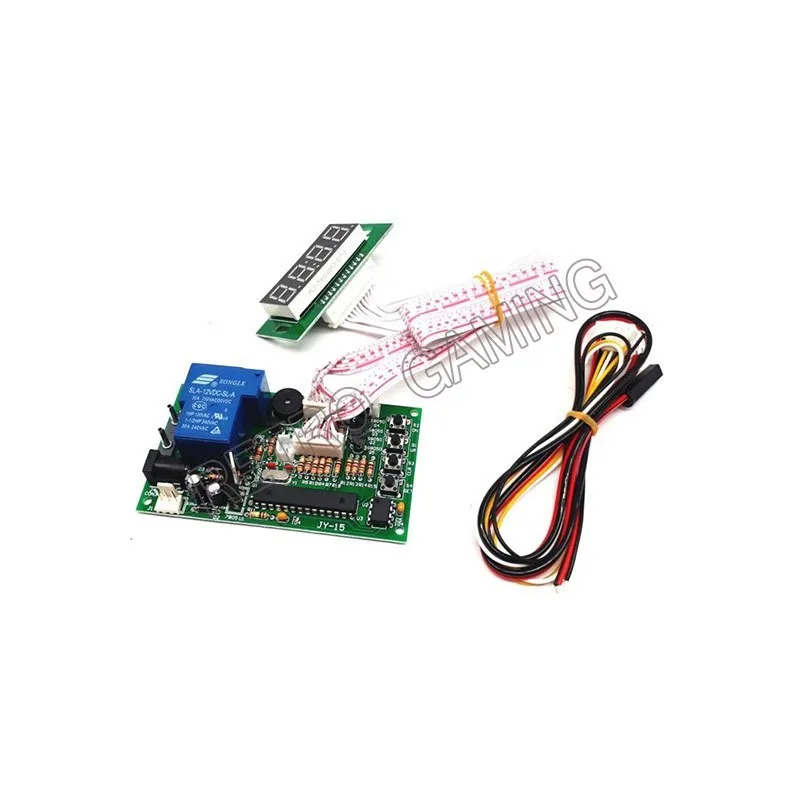 JY 15B Timer Control Board Power Supply Zero Delay Count Timing Circuit Conroller with 40cm White Lead for Multi Coin Acceptor