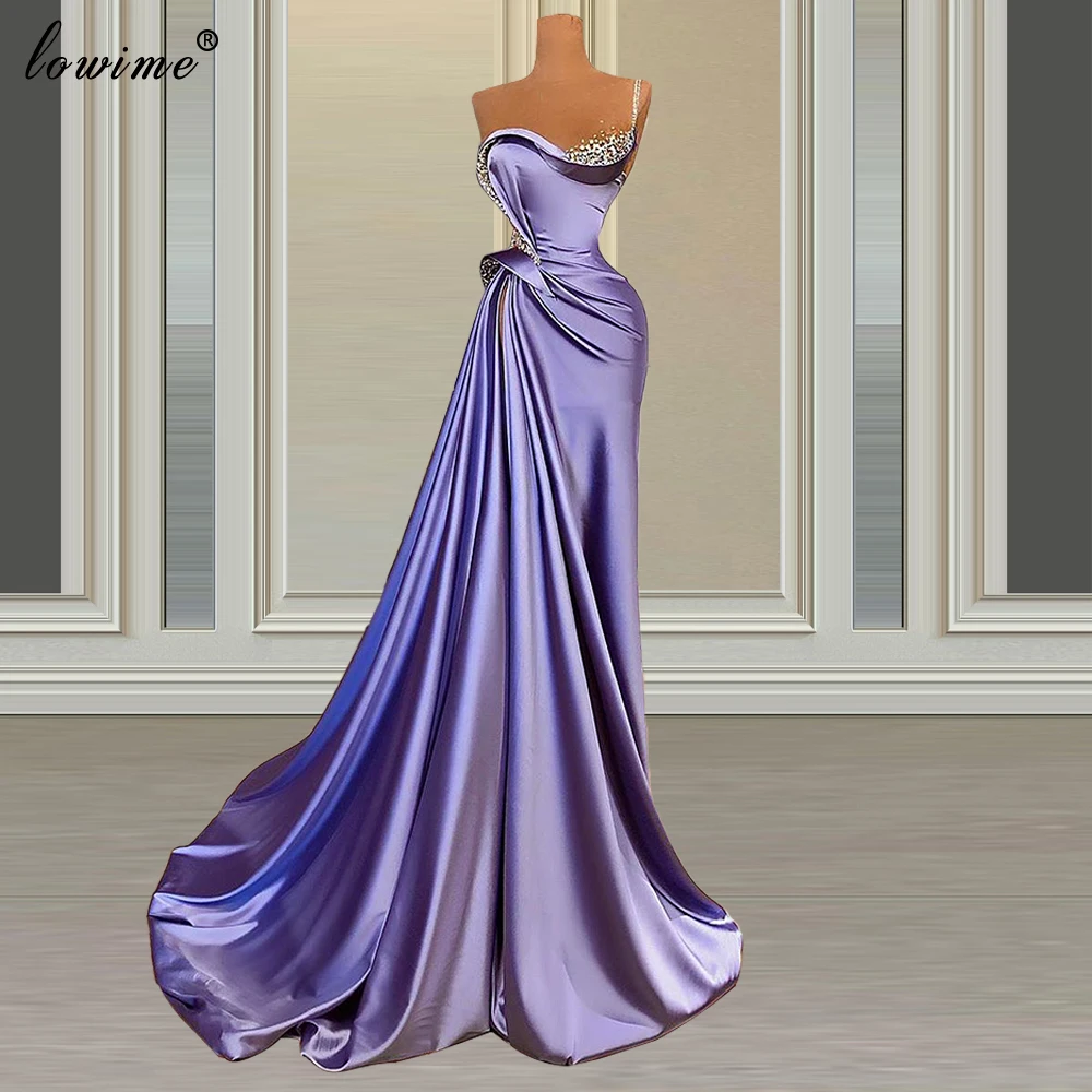 Elegant Mermaid Cocktail Dresses 2020 Sexy Beading Prom Dresses For Women Turkish Couture Girls Pageant Gowns Robes De Cocktail