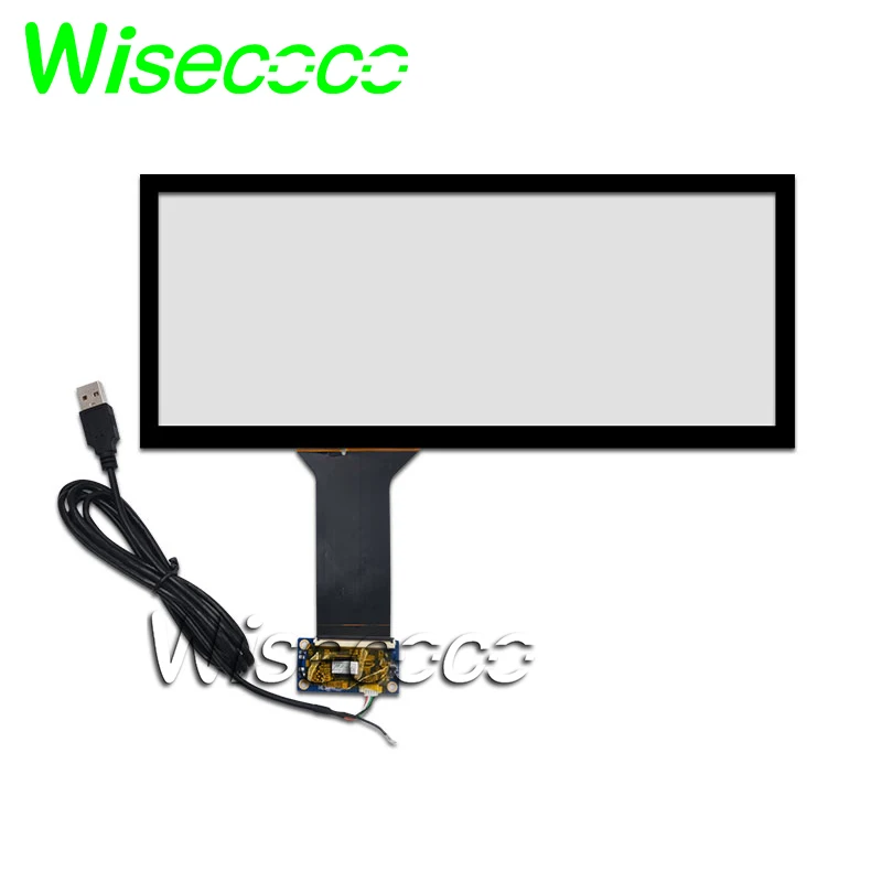 Imagem -03 - Wisecoco 12.3 Polegada 1920x720 Alto Brilho Tela Lcd Painel de Toque Capacitivo Placa Motorista para Exibição do Carro Arcade