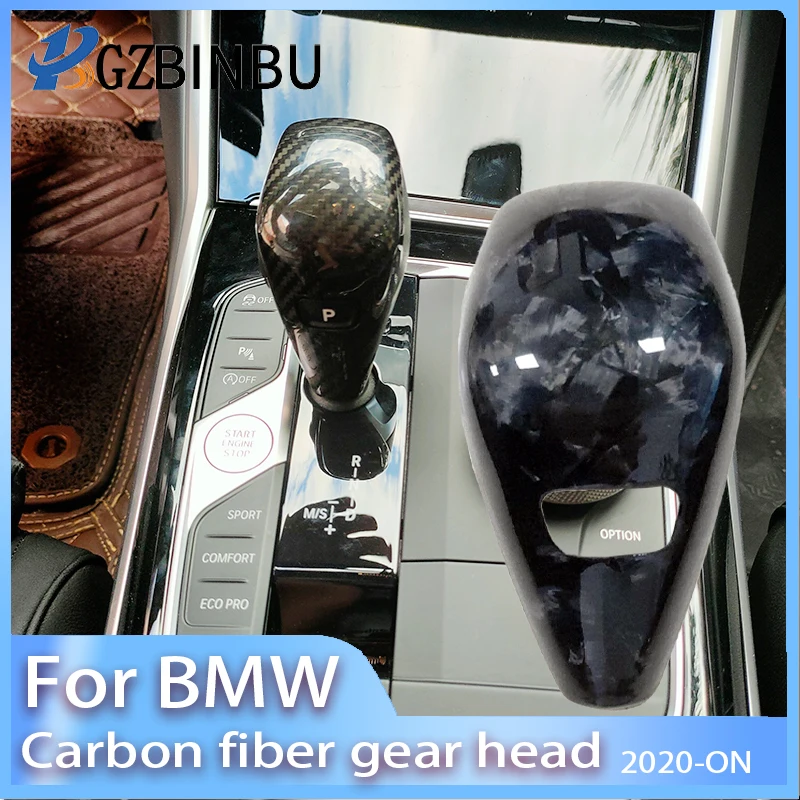 For BMW 3 series Gear Head Carbon 1234 Series G20 Shift Knob Gearbox Shift Lever G21 Car Accessories Z4 G29 Gear Shift Collars