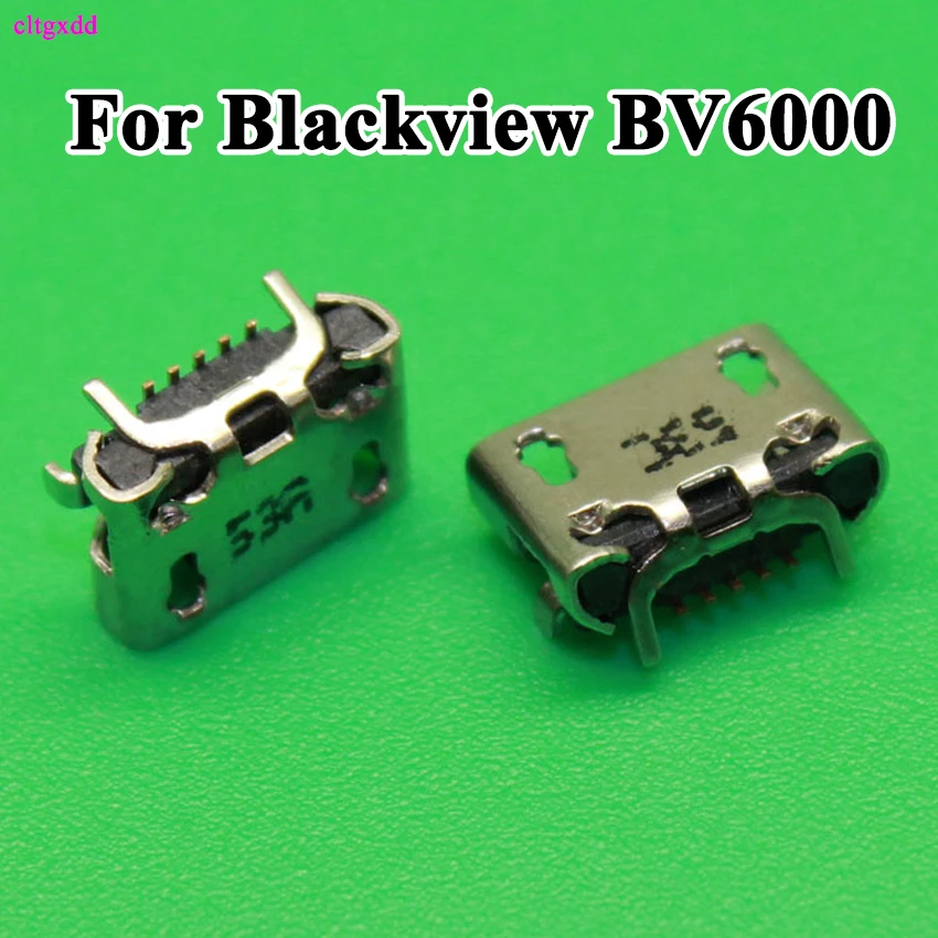 cltgxdd 1-10piece  FOR Blackview micro usb connector jack for blackview bv6000 bv6000s bv5000 5pin USB Board Charge Port socket