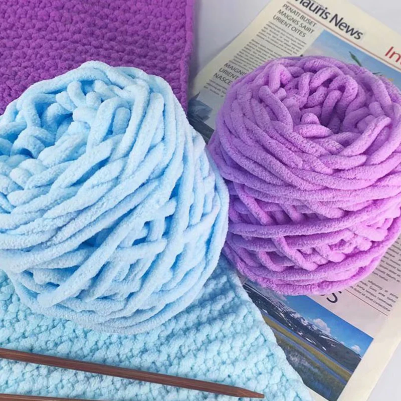 100g Wool Chenille Crochet Yarn Thick Wool Yarn Threads Yarn for Knitting Crochet Scarf Blanket Hand Woven Accessories 뜨개실 пряжа