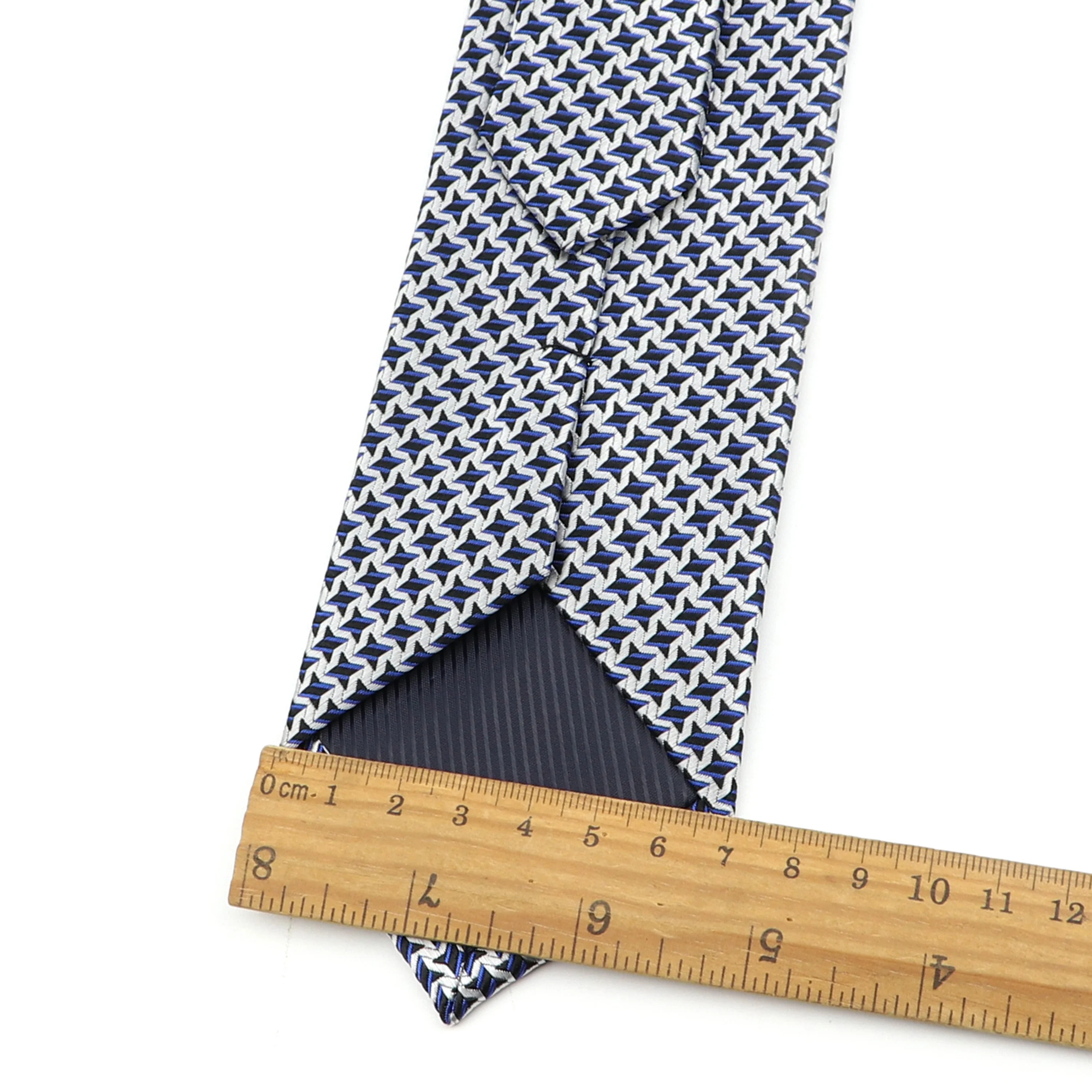 Mens 7cm Skinny Polyester Necktie luxury Plaid Collar For Wedding Party Jacquard Corbatas Para Hombre Designer Necktie Polka Dot