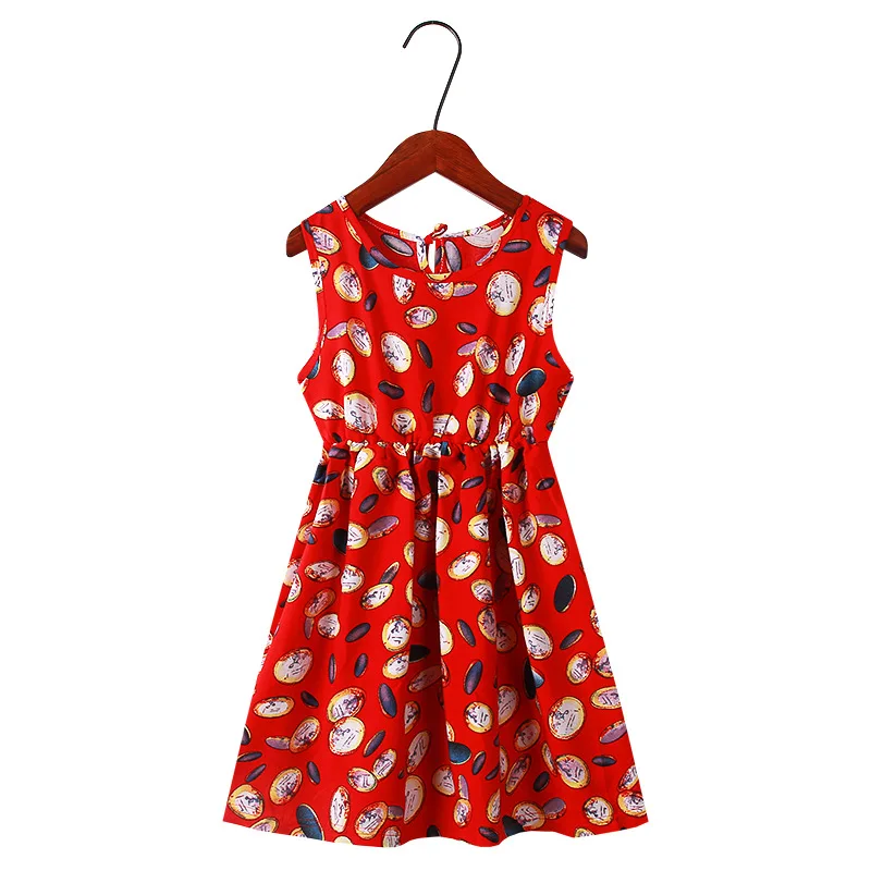 Family Matching Clothes Beach Summer Mother Daughter Dresses Women Floral  Dress Baby Girl Dress Mom Baby Girl Party Clothes