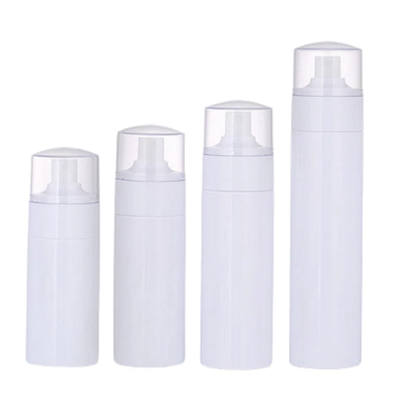 100Ml 120Ml 150Ml 200Ml Lege Ronde Plastic Witte Fles Huisdier Spuiten Flesjes Hervulbare Cosmetische Verpakking Container 15 Stuks