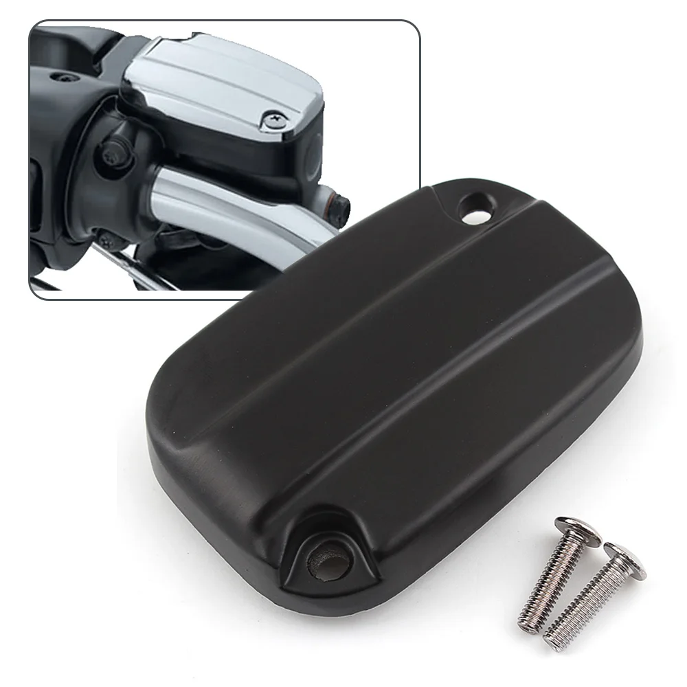 

Motorcycle Front Brake Master Cylinder Fluid Reservoir Cover Accessories For Harley Electra Street Glide Road King V-Rod 2007-20