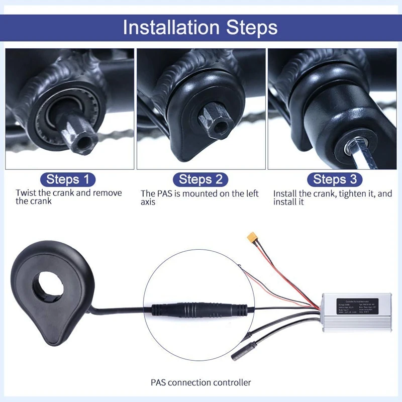 Bike Power Pedal Assist Sensor Cycling Accessories Bicycle Parts Bicycle PAS Electric Bicycle Pedal Sensor