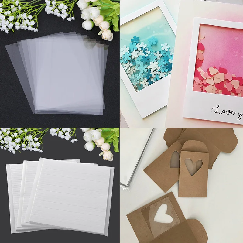 

Clear Plastic Window Sheets And Double-sided Adhesive Foam Strips Sets Perfect For Shaker Cards And Embellishments Making 2021