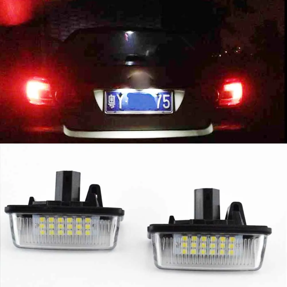 For Toyota Alphard Wish Noah/Voxy Estima Caldina Corolla Crown Majesta Starlet Sprinter Celica Raum LED License Plate Light