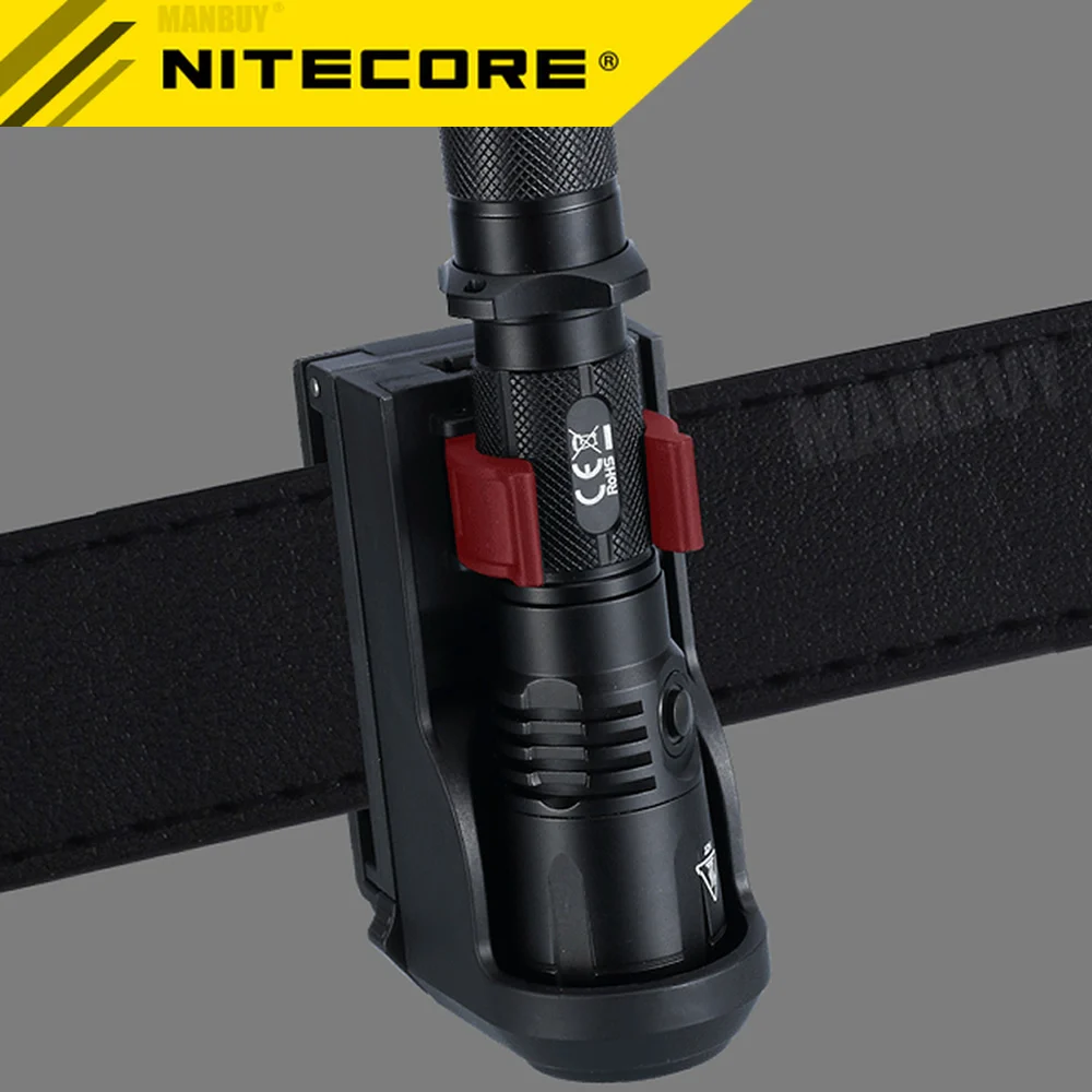 NITECORE NTH25 Holster Mount Holder for Flashlights MH25GTS R25 P26 P20 P20UV Duty Belt Hunting Original Professional Accessorie