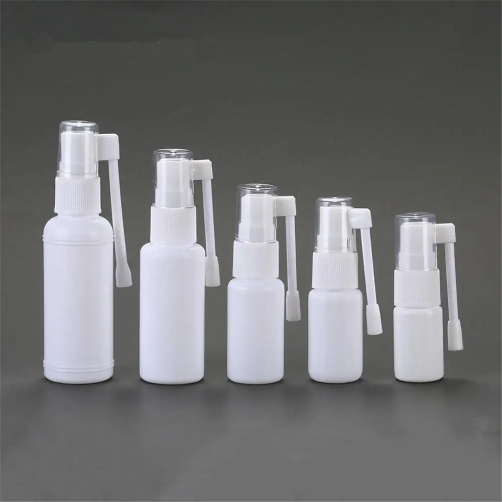 

10/15/20/30/50ml Empty Plastic Nasal Bottle Small Rotation Mist Spray Bottles Nose Pharmaceutical Medicine Atomizer