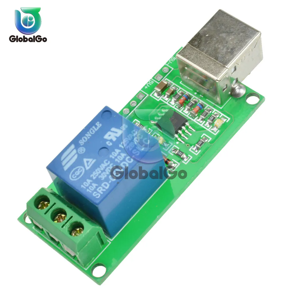 5V 1 Channel USB Relay Module Programmable Computer Control Relay Switch Smart Toy Home