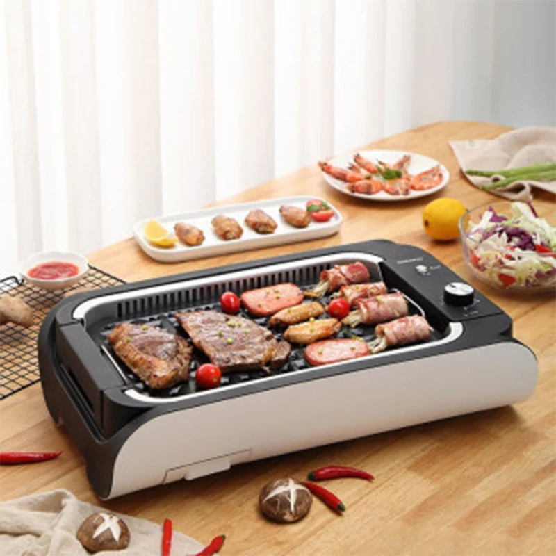 DYSK-S140 المنزلية الشواء عموم متعددة الوظائف دخاني شواية باربيكيو 1400 واط سبائك الألومنيوم عموم الشواء 220 فولت 50 هرتز