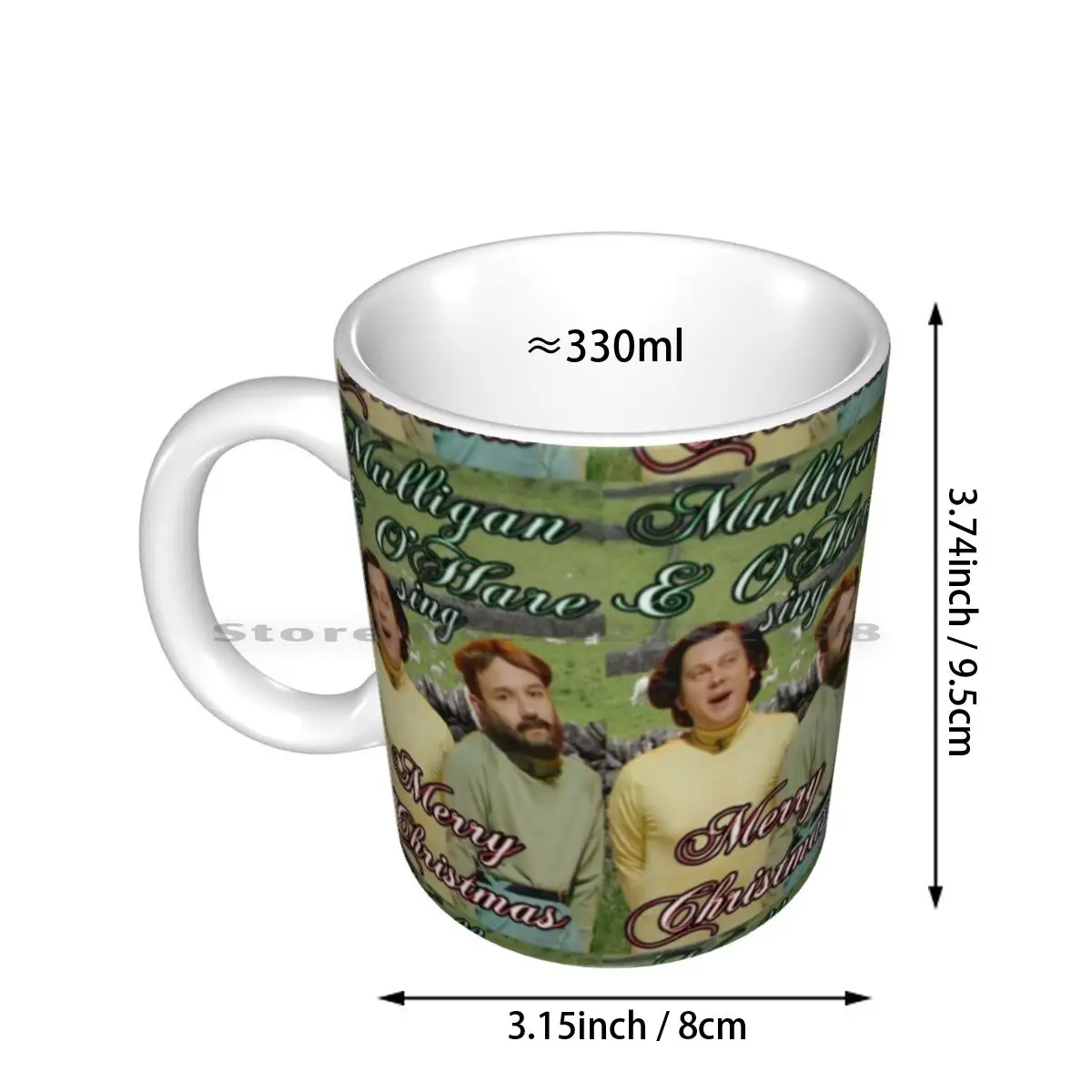 Mulligan & ; O' ; Hare Christmas Ceramic Mugs Coffee Cups Milk Tea Mug Mulligan Ohare Vic Reeves Bob Mortimer Singers