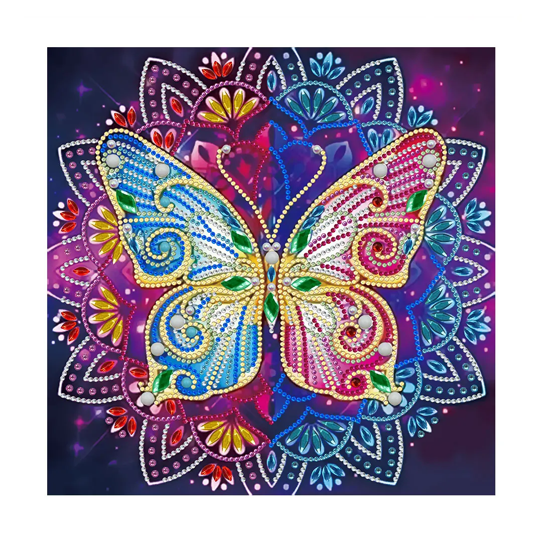 5D Luminous Diamond Painting Special Shaped Rhinestone DIY Diamond Mosaic Embroidery Cross Stitch Butterfly Art Home Decor