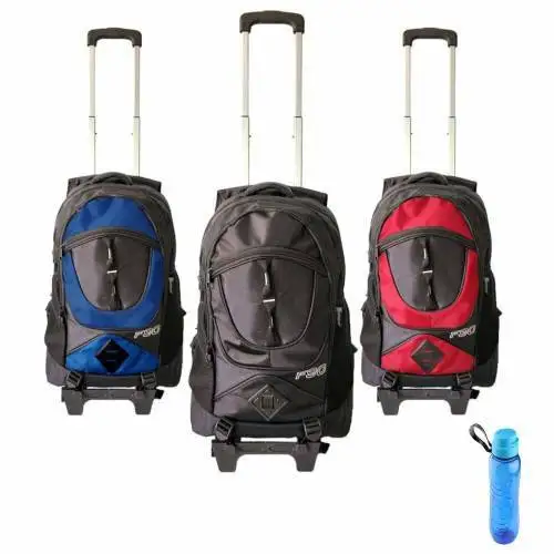 Trolley Mountaineer Backpack-Laptop Compartment-Mountaineer Bag-Flask Gift Backpack Unisex Water/Snow Proof 41 l-50 l