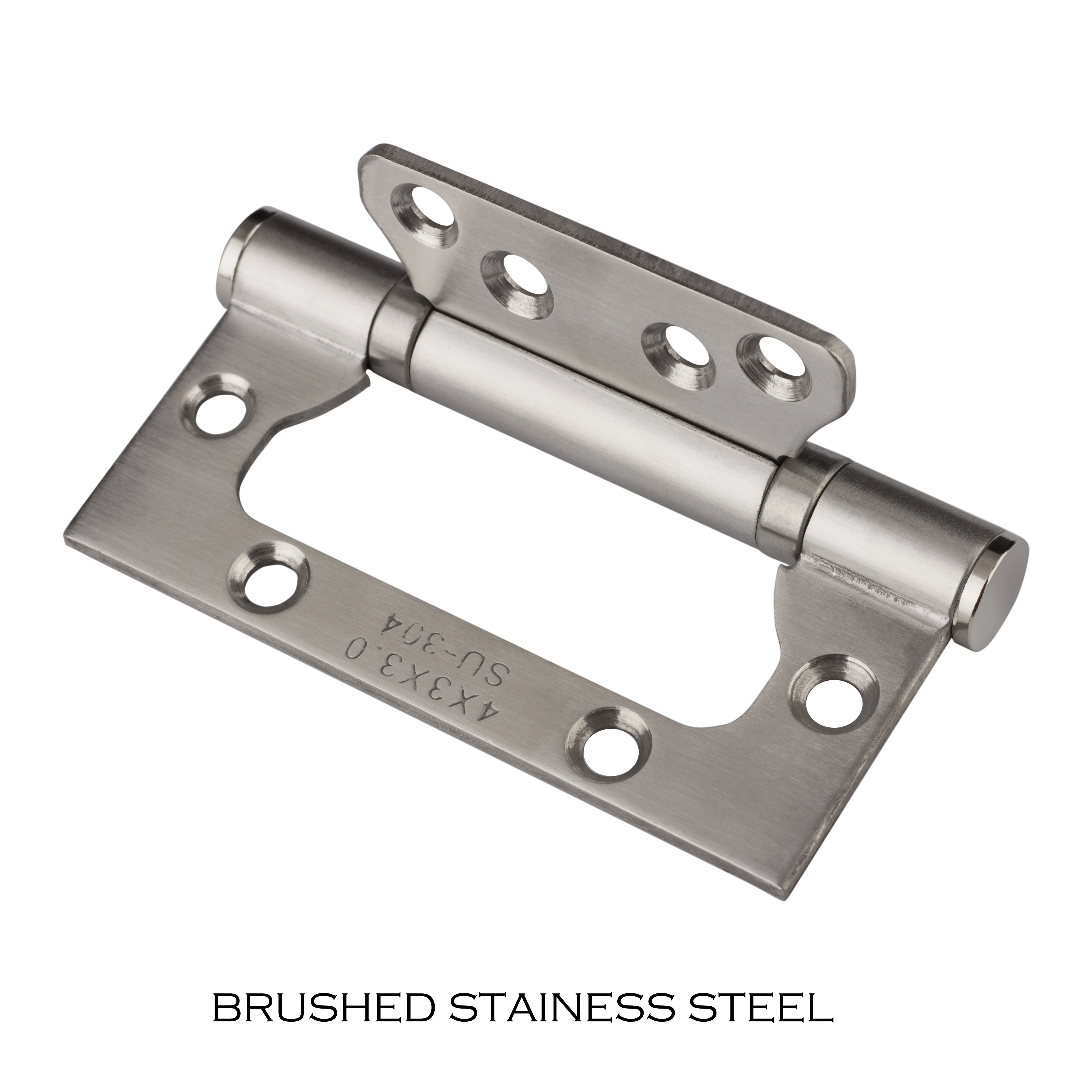 2PCS Stainless Steel 4Inch Heavy Duty Kitchen Door Hinge 270 Degree Open Metal Brushed Nickel & Bronze Hinges for House