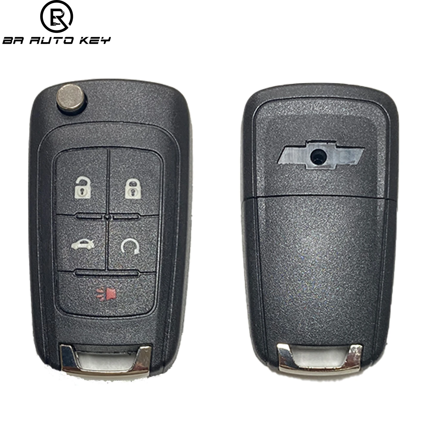 5Button Keyless-go Remote Smart Key Fob for Chevrolet Cruze Sonic Malibu Impala Equinox  433Mhz ID46 PCF7953 Chip HU100