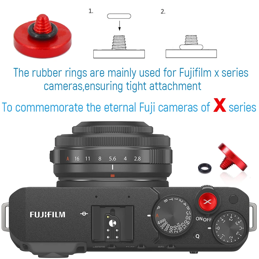 Empuñadura de Metal de placa en L de liberación rápida Arca Swiss, soporte para Fuji Fujifilm X-E4 XE4