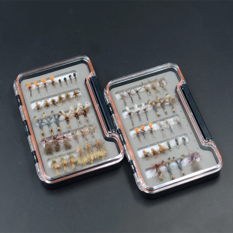 CONTEMPLATOR 28/32/48pcs assorted dry fly fishing lures 3combo common-uesd fly flies striking trout steelhead grayling