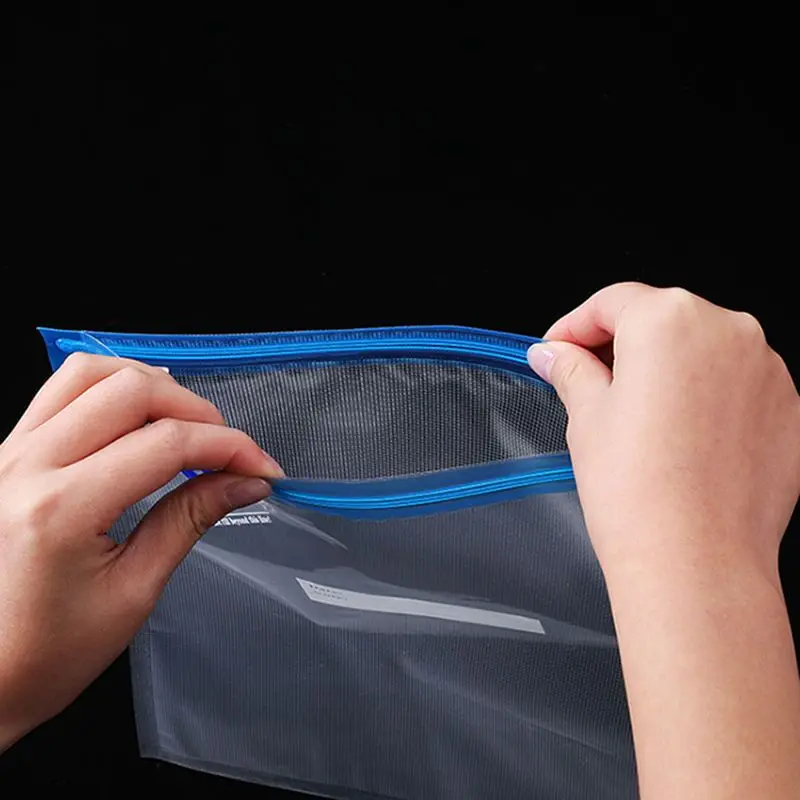 Cozinha Vacuum Bags for Vacuum Sealer, Máquina de selagem, Tipo Zipper, Reutilizáveis, Preservação de alimentos, Embalagem Bags, 10 Pcs