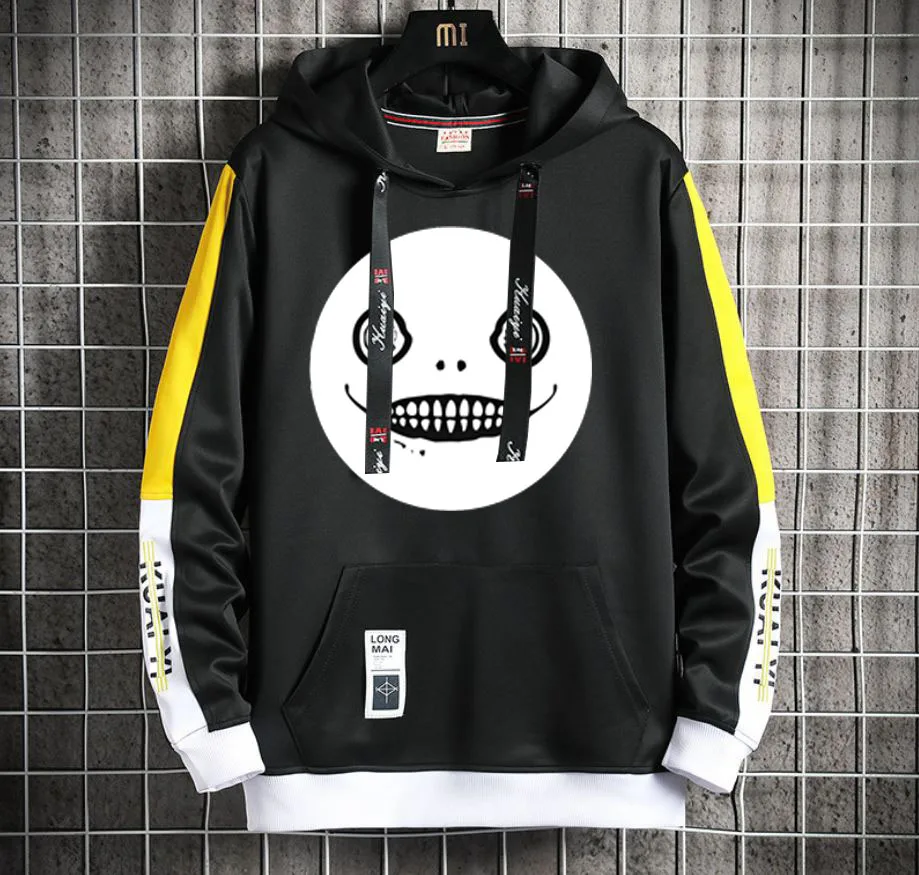 NieR:Automata Anime Hoodie Men/Women Popular Harajuku Hoodeds Pullover Streetwear Casual Fake Two-Piece coat jacket