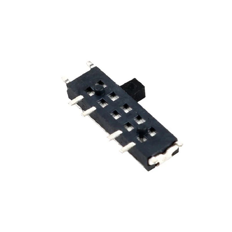 Interruptor de palanca de piezas, Mini Interruptores deslizantes SMD SMT de 8 pines, 10 MSK-13C01, MSK13C01