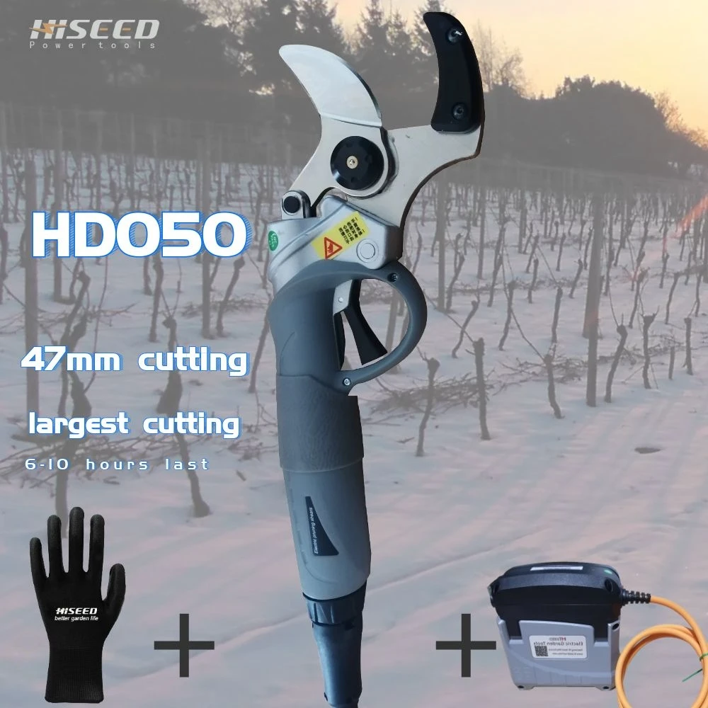 47MM Electric Pruner Garden Shears Ce Trimmer Working Time 8-10 Hours Anti-Skid Handle