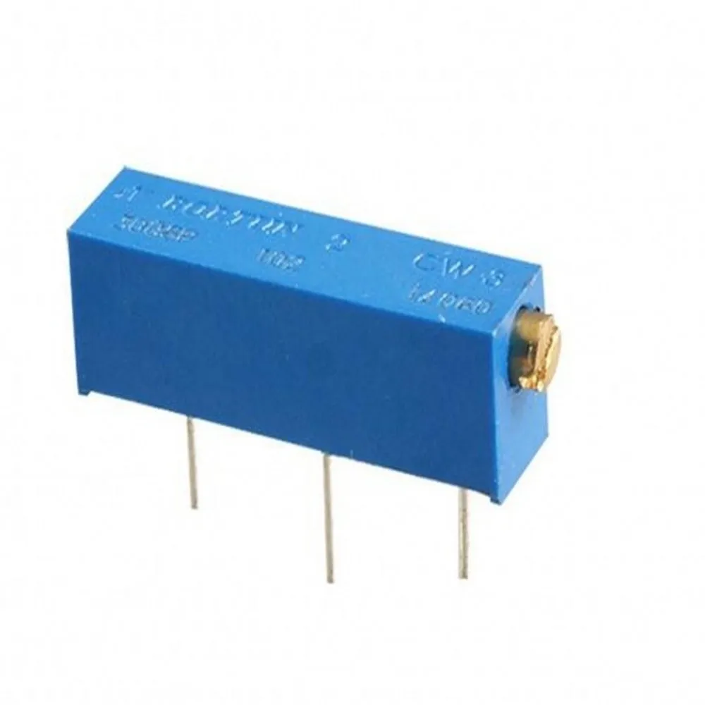 50PCS 3006P Präzision Multi-turn Einstellbare Potentiometer 1K 2K 5K 10K 20K 50K 100K 200K 500K 100R 200R 500R 100 200 500 ohm – Detail 7
