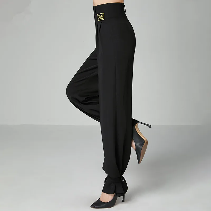 Latin dance pants 2020 new square dance ballroom dance practice clothes fashion beam feet women long trousers in stock