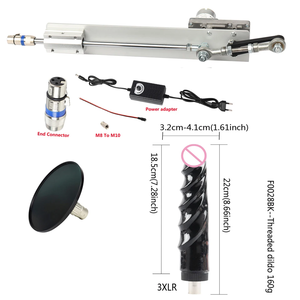 FREDORCH DIY Sex machine  With  Speed Regulation Adapter  Adjustable Reciprocating Linear Machine DIY love machine for women