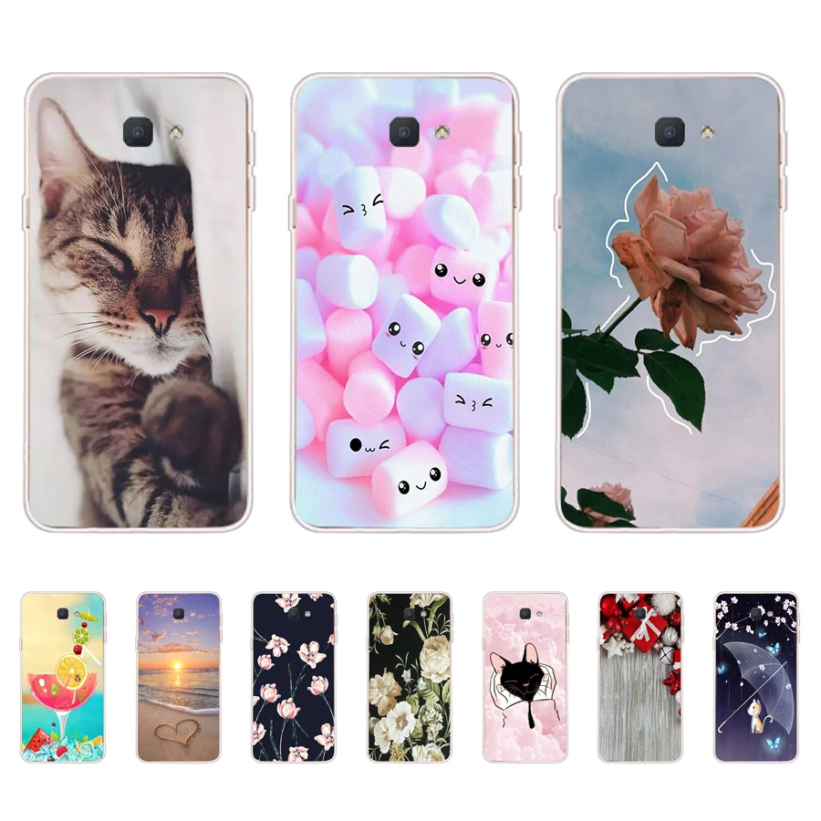 Phone Case For Samsung Galaxy j2 core 2018 j2 Pro  j4 Plus 2018  j5 j7 Prime Soft Silicone TPU Cartoon Protector Cover Cases