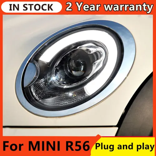 Auto LED Scheinwerfer Für BMW Mini Cooper R55 R56 2007-2013 Mini Fließheck LED tagfahrlicht Xenon scheinwerfer