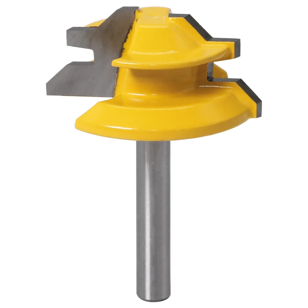 1/2 mango de 45 grados de bloqueo de broca para ranuradora de inglete madera Tenon DE CORTADOR de madera herramienta de recorte de carpintero Fraser Holz