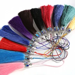 1Piece 16cm Silk Tassel Fringe brush Hanging rope DIY tassels fringe Trim pendant for Sewing curtains jewelry Findings