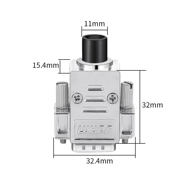 Mini Vga Lassen Plug Mannelijk Hoofd 3 Rij 15-Pin Connector HDB15 Computer Projector Connector DB15