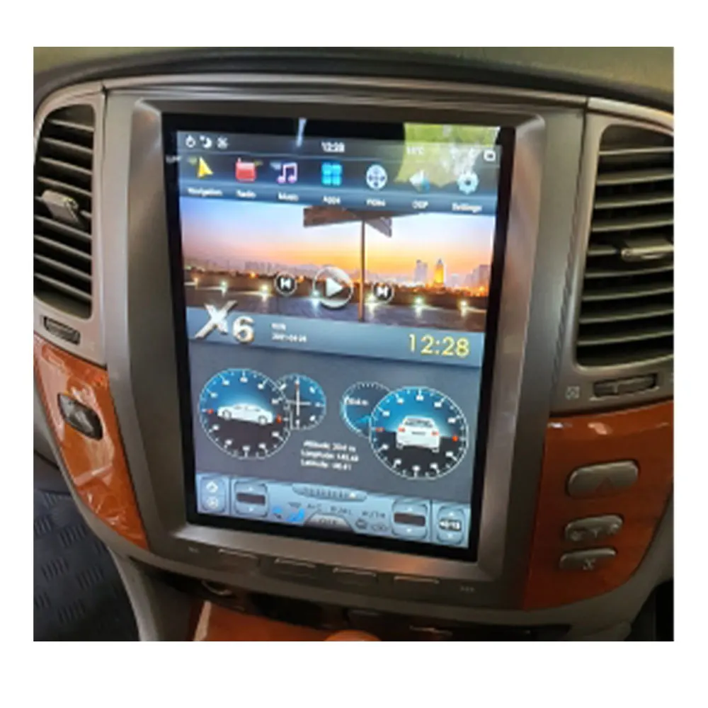 

Android11.0 для Lexus LX470 2002-2007 Автомобильный DVD GPS-навигатор Авто Радио Стерео Видео Мультимедийный плеер Carplay HeadUnit Tesla