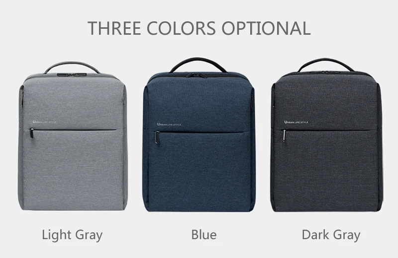 Xiaomi Rucksack Mi Minimalistischer Urbaner Lifestyle Polyester-Rucksack für Schule, Geschäft, Reisen Herrentasche mit Großer Kapazität – Detail 14