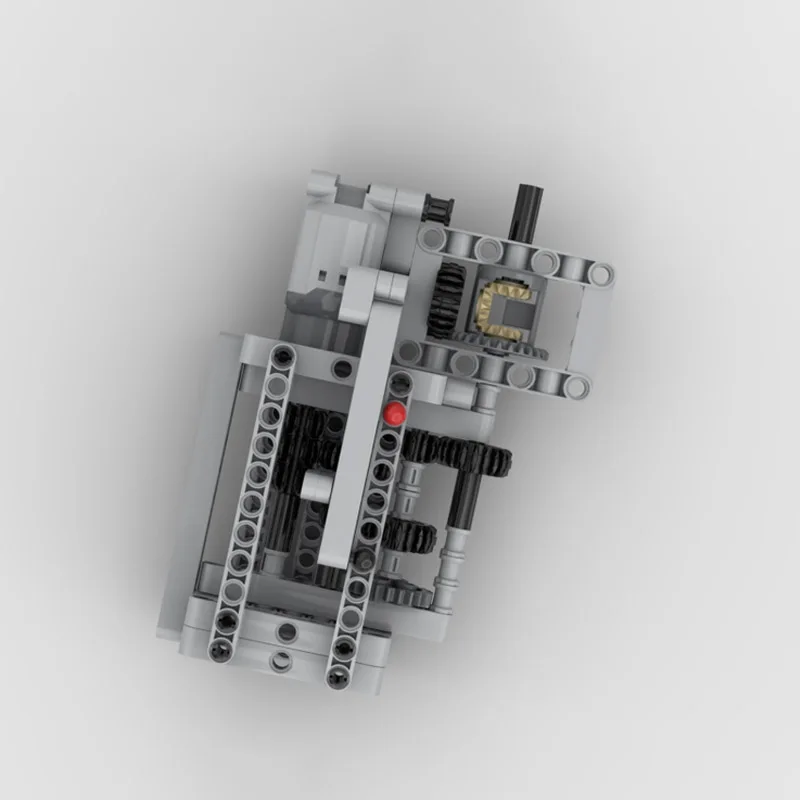 Décennie s de construction de modèle de boîte de vitesses automatique technique, briques MOC avec fonction d'alimentation, ensemble de moteur L, jouets éducatifs de bricolage, 3 vitesses