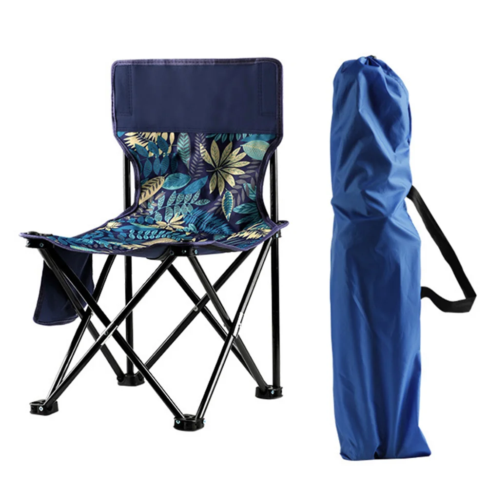 Folding Chair for Outdoor, Portable Stool, Oxford Cloth, Lightweight, Fishing, Camping, Kamp Sandalyesi