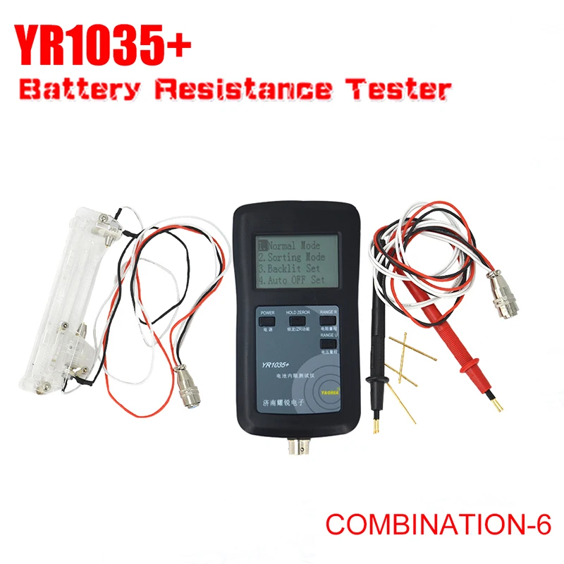 

New Original Four-line YR1035 Lithium Battery Internal Resistance Meter Tester YR 1035 Detector 18650 Dry Battery Combination 6