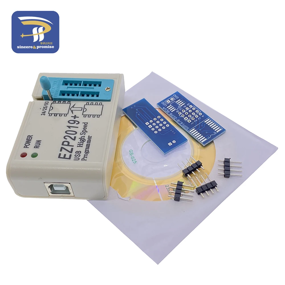 Newest Version EZP2019 High-speed USB SPI Programmer Support24 25 93 EEPROM 25 Flash BIOS Chip Full Set With Adapter Socket